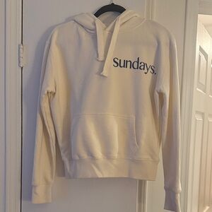 Los Sundays Cream Hoodie Sweater